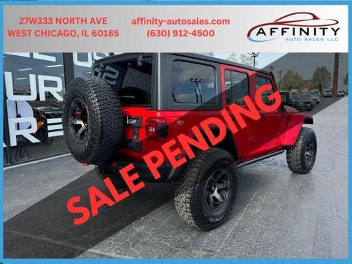 Red 2018 Jeep Wrangler Unlimited Rubicon