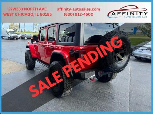 Red 2018 Jeep Wrangler Unlimited Rubicon