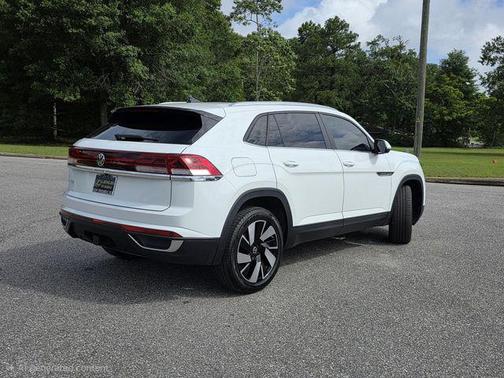 Pure White 2024 Volkswagen Atlas Cross Sport 2.0T SE w/Technology