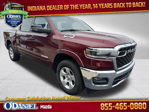 Delmonico Red Pearlcoat 2025 RAM 1500 Big Horn/Lone Star