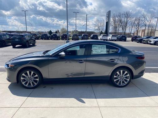 Machine Gray Metallic 2026 Mazda Mazda3 FWD w/Preferred Package