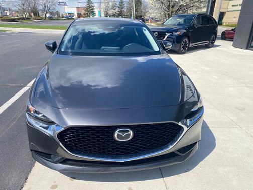 Machine Gray Metallic 2026 Mazda Mazda3 FWD w/Preferred Package