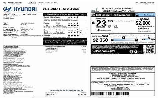 2024 Hyundai SANTA FE SE