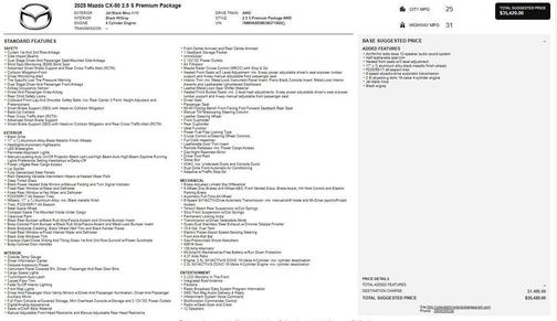 2025 Mazda CX-50 2.5 S Premium Package