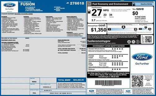 2018 Ford Fusion SE