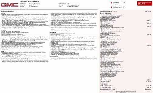 2013 GMC Sierra 1500 SLE1