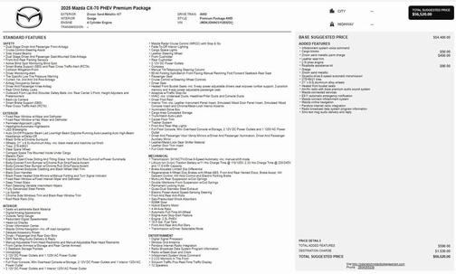 2025 Mazda CX-70 PHEV Premium