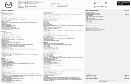 2024 Mazda CX-90 3.3 Turbo Preferred Plus