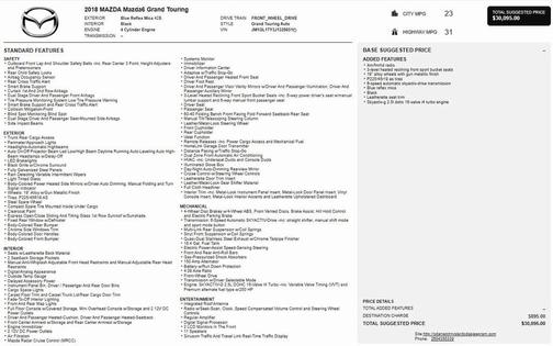 2018 Mazda Mazda6 Grand Touring