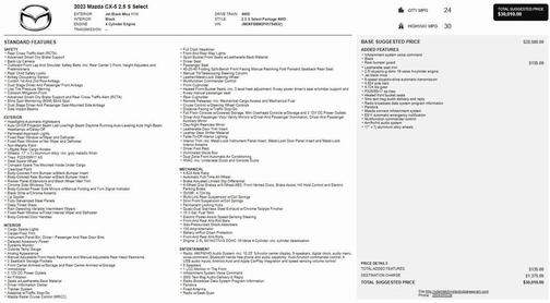2023 Mazda CX-5 2.5 S Select Package