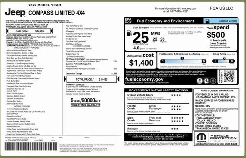2022 Jeep Compass Limited