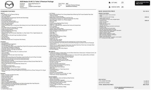 2025 Mazda CX-90 3.3 Turbo S Premium