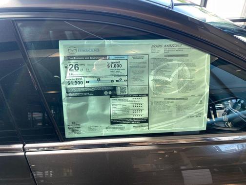 Machine Gray Metallic 2026 Mazda Mazda3 2.5 Turbo AWD