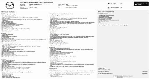 2025 Mazda Mazda3 AWD