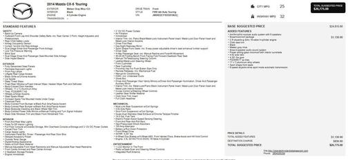 2014 Mazda CX-5 Touring