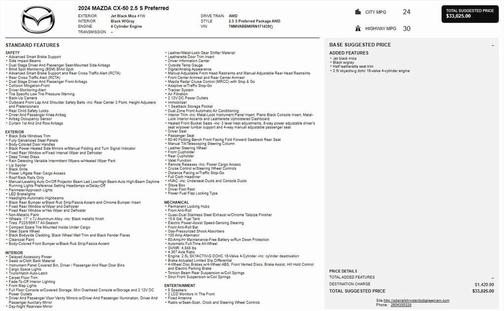 2024 Mazda CX-50 2.5 S Preferred Package