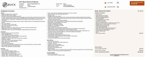 2017 Buick Encore Preferred