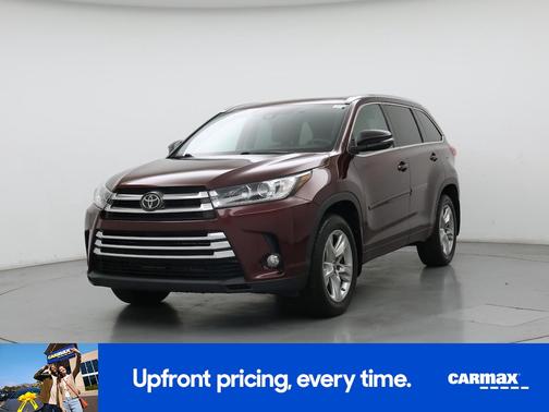 Burgundy 2018 Toyota Highlander Limited