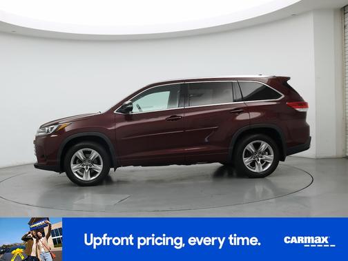 Burgundy 2018 Toyota Highlander Limited