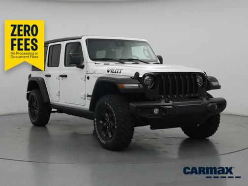 White 2022 Jeep Wrangler Unlimited Willys