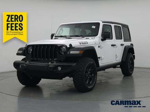 White 2022 Jeep Wrangler Unlimited Sport