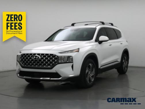 White 2022 Hyundai SANTA FE SEL