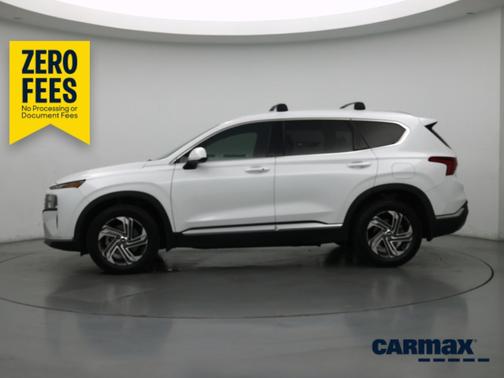 White 2022 Hyundai SANTA FE SEL