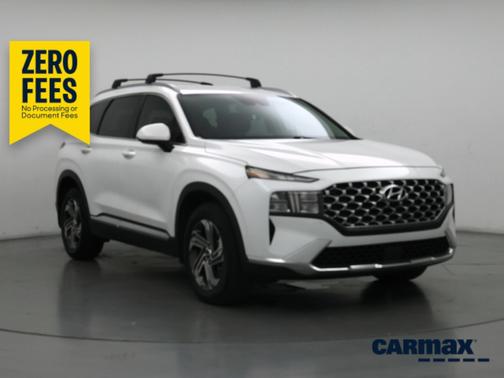 White 2022 Hyundai SANTA FE SEL
