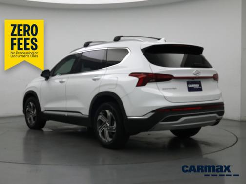 White 2022 Hyundai SANTA FE SEL