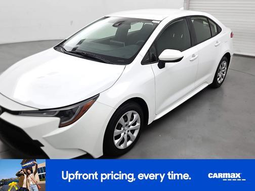White 2021 Toyota Corolla LE