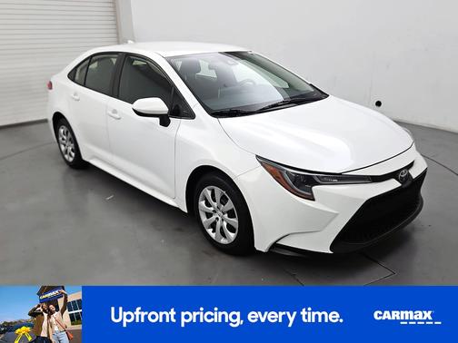 White 2021 Toyota Corolla LE