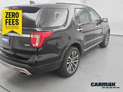 Black 2016 Ford Explorer Platinum