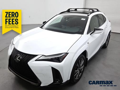White 2023 Lexus UX 250h F-SPORT Handling