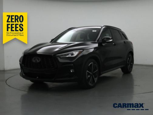 Black 2023 INFINITI QX50 Sport