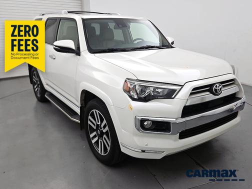 White 2020 Toyota 4Runner Limited