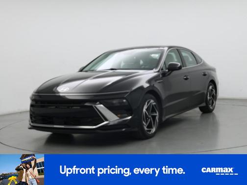 Black 2024 Hyundai SONATA SEL