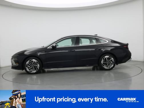 Black 2024 Hyundai SONATA SEL