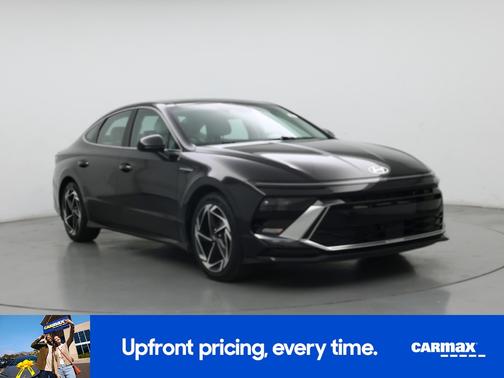 Black 2024 Hyundai SONATA SEL