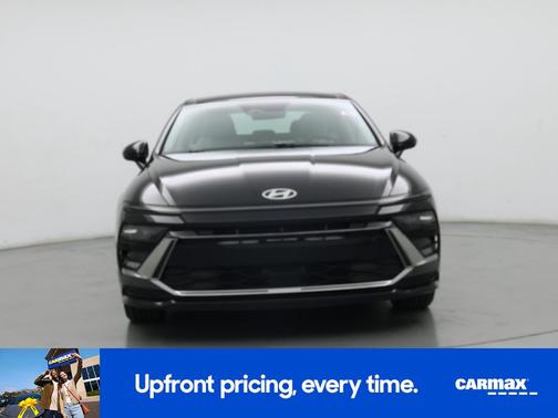 Black 2024 Hyundai SONATA SEL