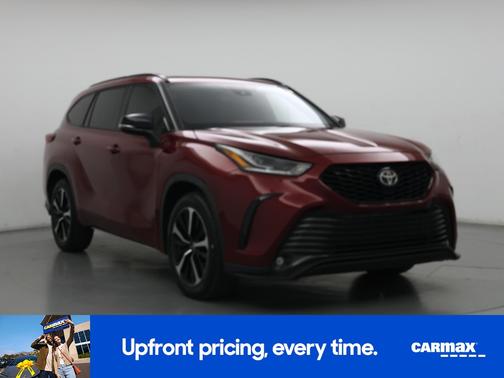 Burgundy 2021 Toyota Highlander XSE
