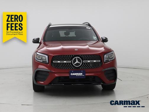 Red 2020 Mercedes-Benz GLB 250