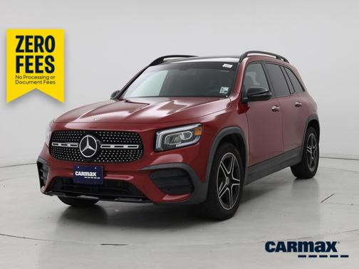 Red 2020 Mercedes-Benz GLB 250