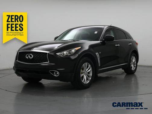 Black 2017 INFINITI QX70