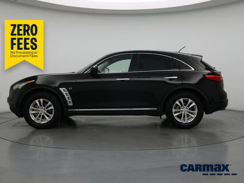 Black 2017 INFINITI QX70