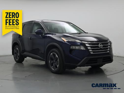 Blue 2025 Nissan Rogue SV