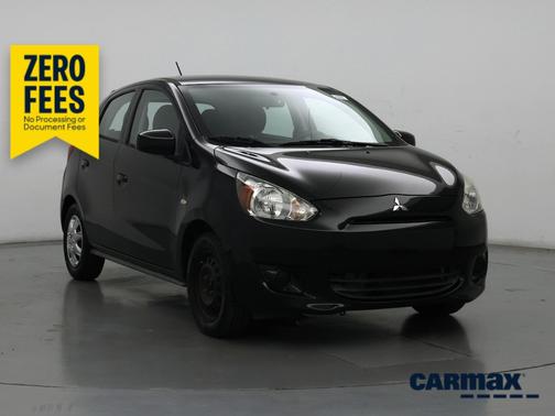 Black 2015 Mitsubishi Mirage DE