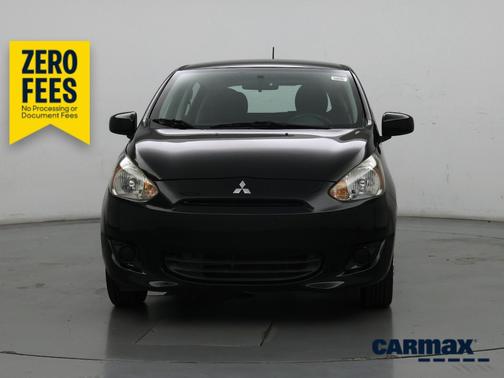 Black 2015 Mitsubishi Mirage DE