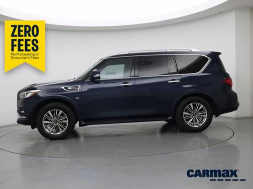 Blue 2020 INFINITI QX80 Luxe