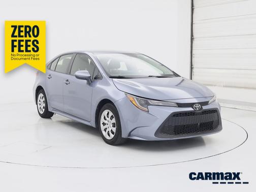 Blue 2020 Toyota Corolla LE
