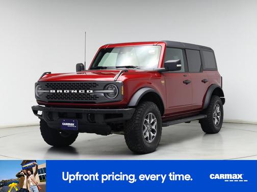 Red 2021 Ford Bronco Badlands